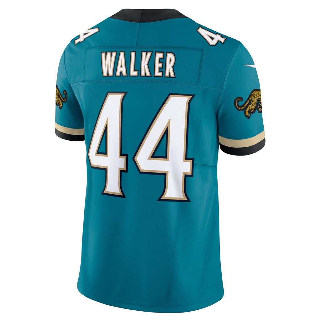 Jacksonville Jaguars Travon Walker Teal Prowler Throwback Vapor F.U.S.E. Limited Jersey product image 4, provided for visual