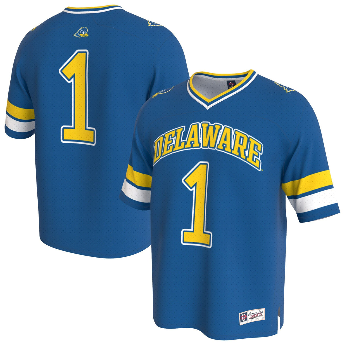 Delaware Fightin' Blue Hens Lightweight Collegiate Football Fashion Jersey - Royal product image 2, provided for visual