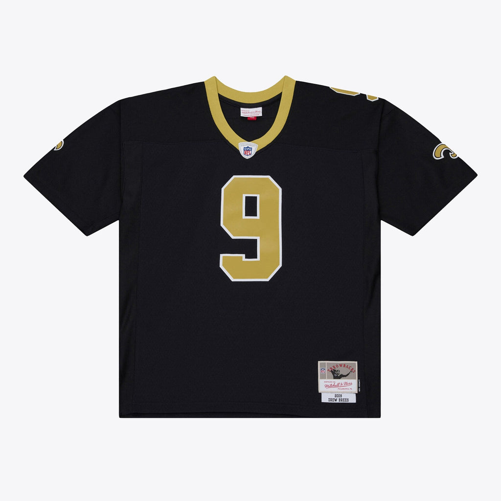 New Orleans Saints Drew Brees Black 2009 Legacy Jersey product image 3, provided for visual reference and product detail