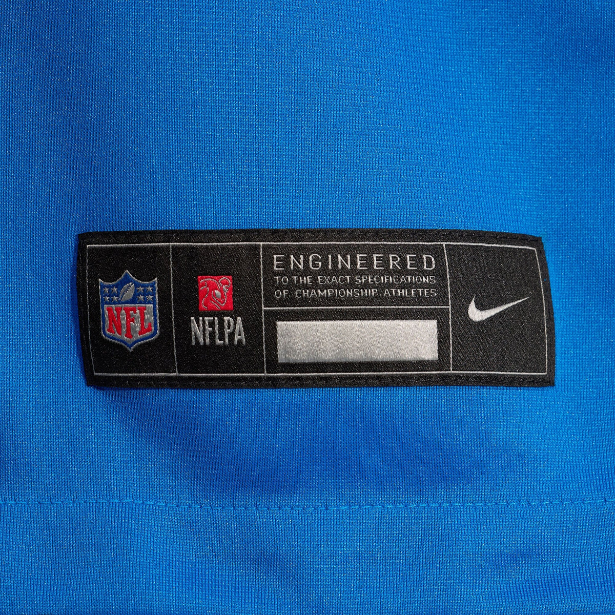 Detroit Lions Aidan Hutchinson Blue Game Jersey product image 7, provided for visual reference and product detail review