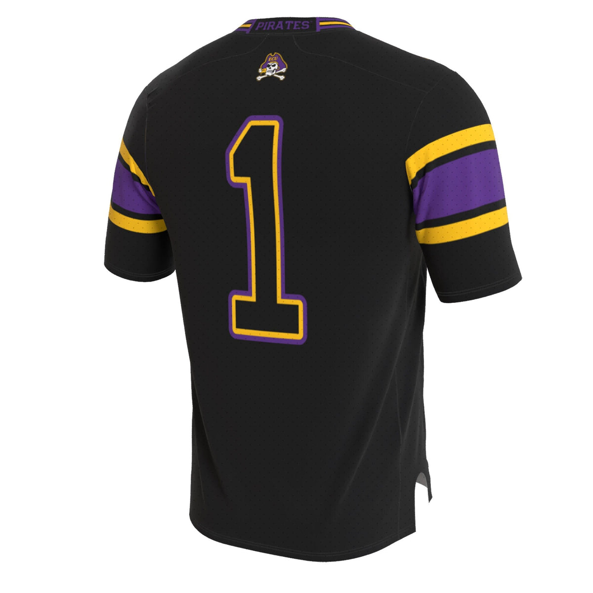 ECU Pirates Lightweight Collegiate Football Blackout Fashion Jersey product image 4, provided for visual reference and
