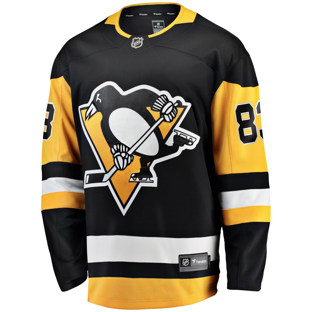 Pittsburgh Penguins Matt Nieto Black Home Breakaway Jersey product image 3, provided for visual reference and product detail