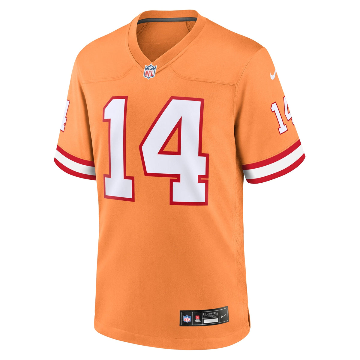 Tampa Bay Buccaneers Chris Godwin Orange Throwback Game Jersey product image 3, provided for visual reference and product