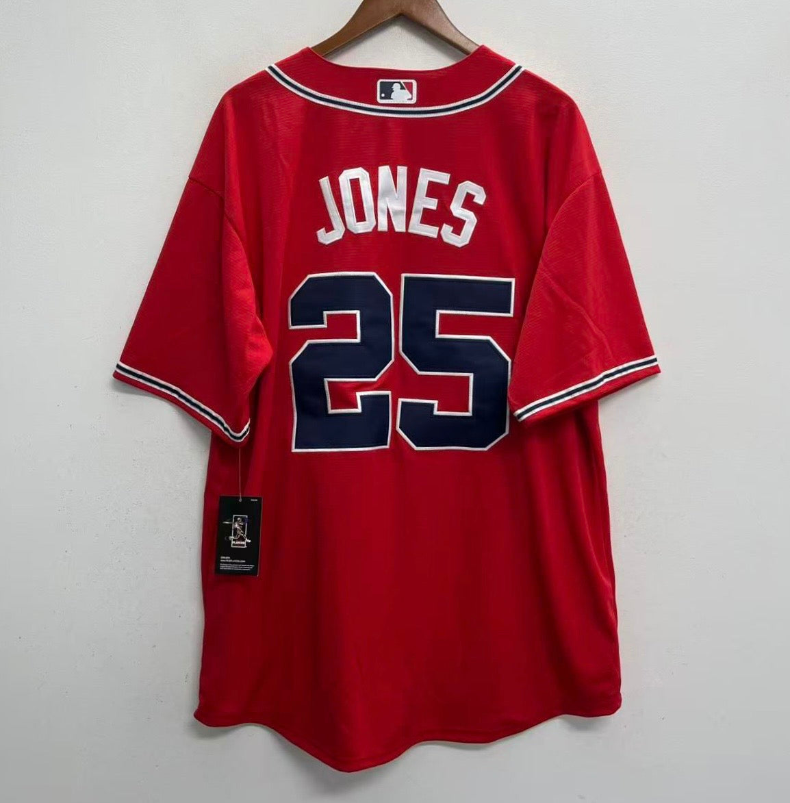 Andruw Jones Atlanta Braves Official MLB Majestic Jersey red product image 2