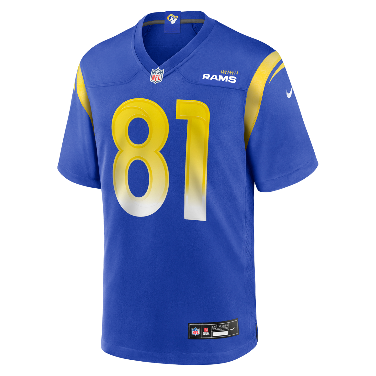 Los Angeles Rams Torry Holt Royal Game Retired Player Jersey product image 2, provided for visual reference and product