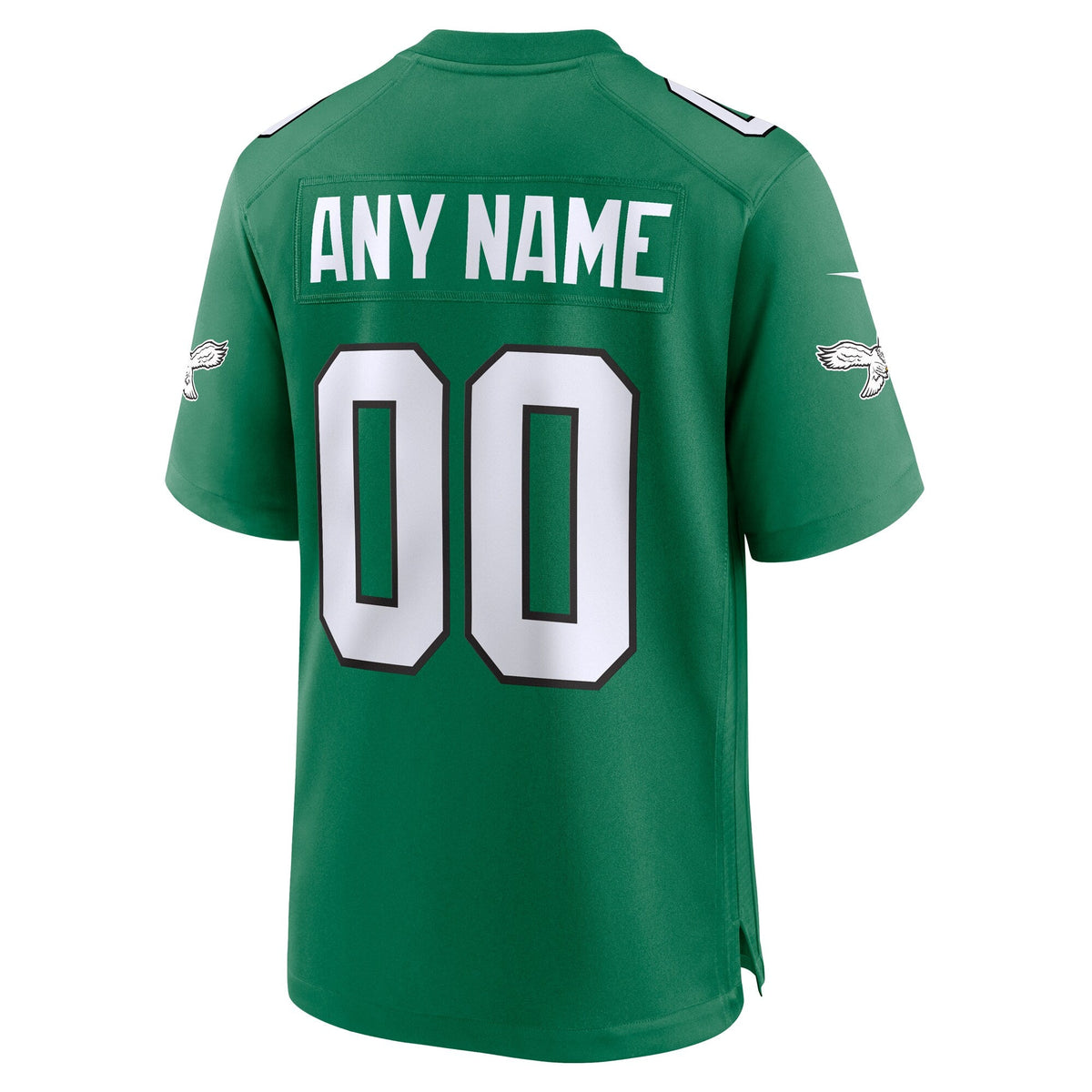 Philadelphia Eagles Kelly Green Alternate Custom Game Jersey product image 4, provided for visual reference and product