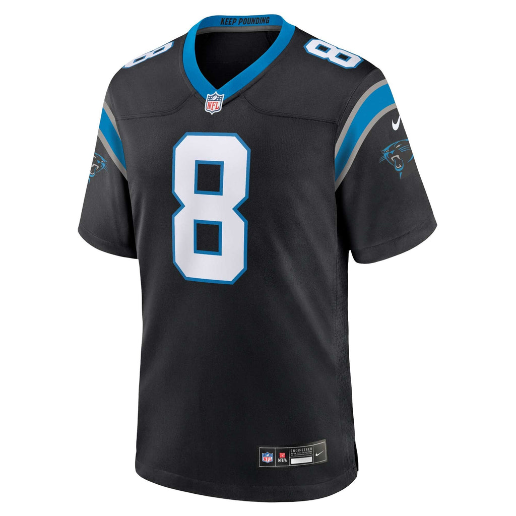 Carolina Panthers Jaycee Horn Black Game Jersey product image 3, provided for visual reference and product detail review