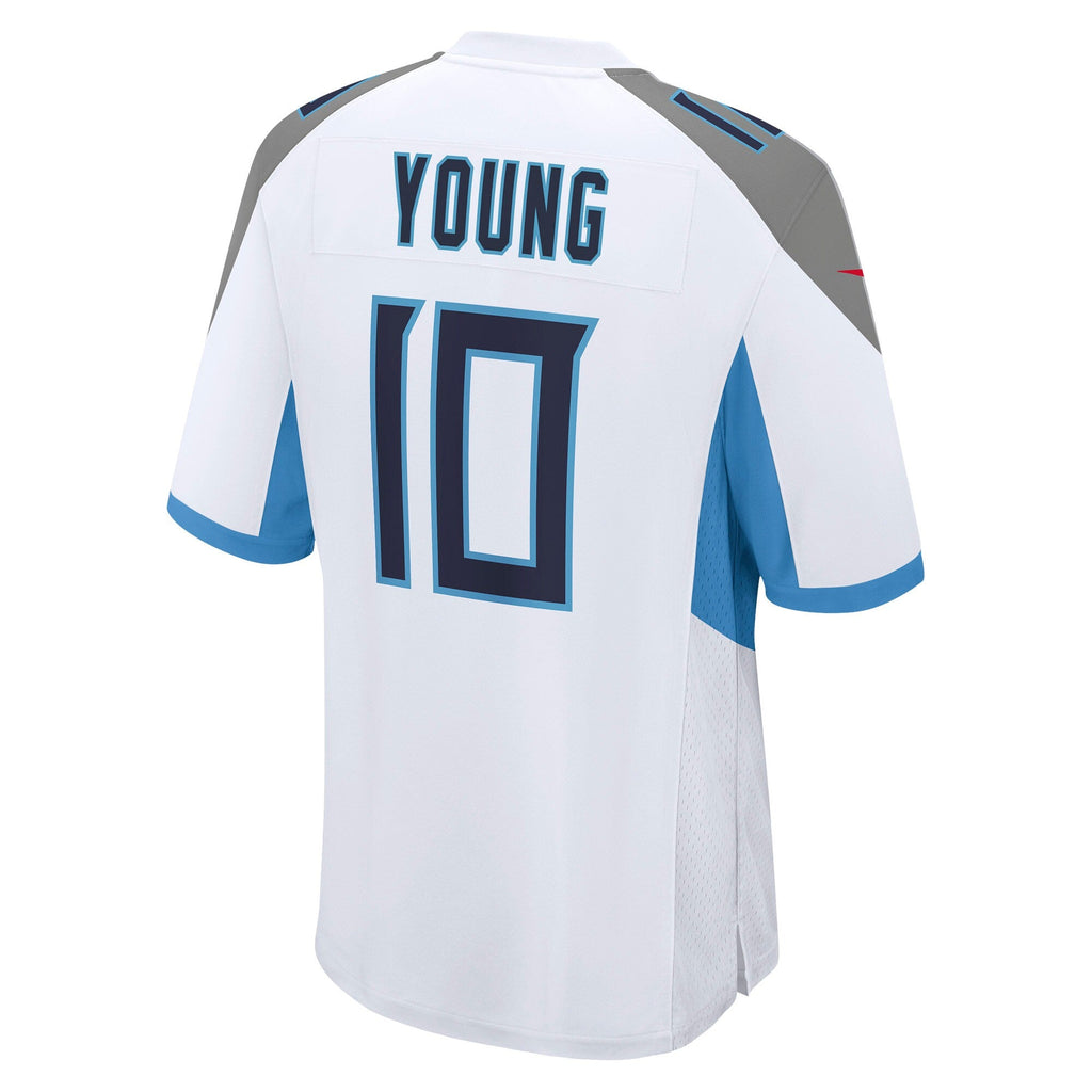 Tennessee Titans Vince Young White Retired Player Game Jersey product image 4, provided for visual reference and product