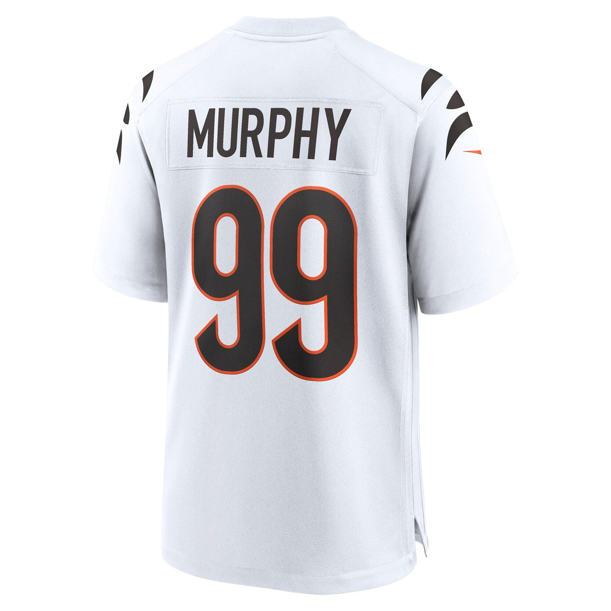 Cincinnati Bengals Myles Murphy White Team Game Jersey product image 4, provided for visual reference and product detail
