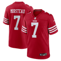 San Francisco 49ers Thomas Morstead Scarlet Team Game Jersey product image 1, provided for visual reference and product