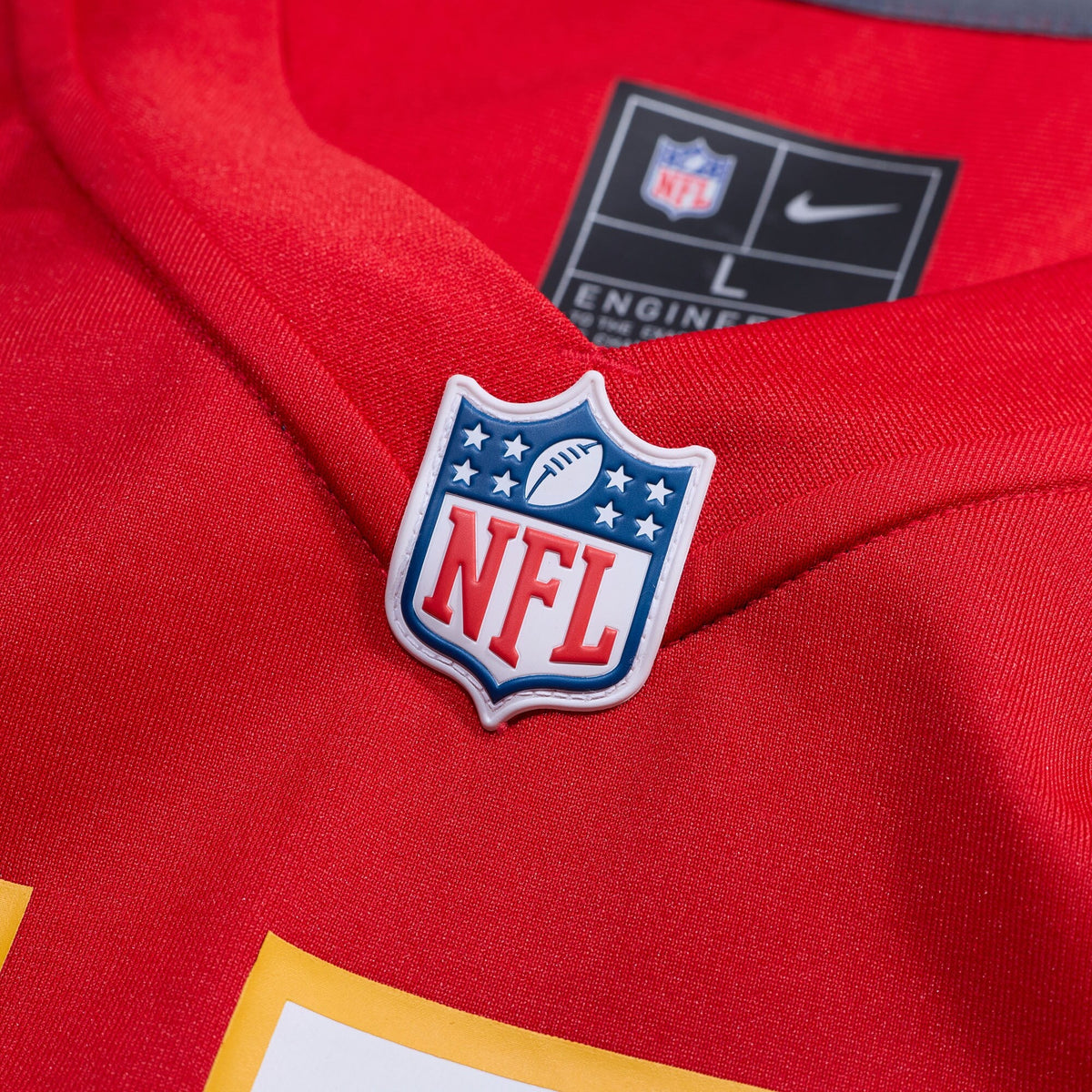 Kansas City Chiefs Willie Gay Red Game Jersey product image 5, provided for visual reference and product detail review