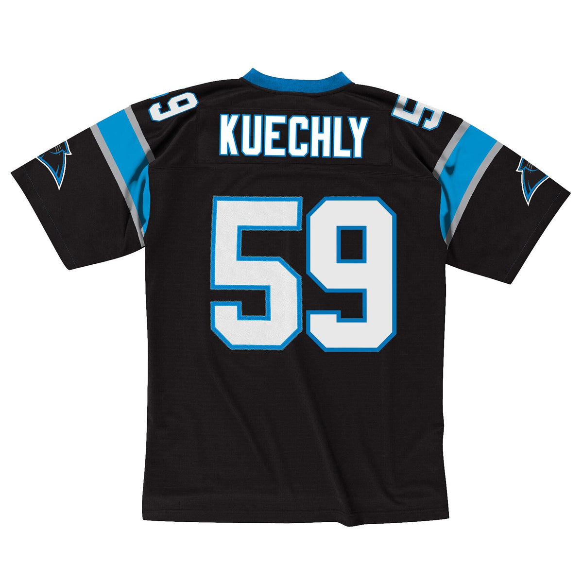 Carolina Panthers Luke Kuechly Black 2013 Legacy Throwback Replica Jersey product image 4, provided for visual reference and