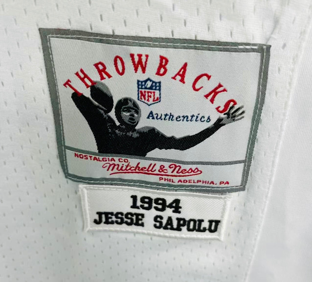 Jesse Sapolu 1994 San Francisco 49ers Jersey Mitchell & product image 3