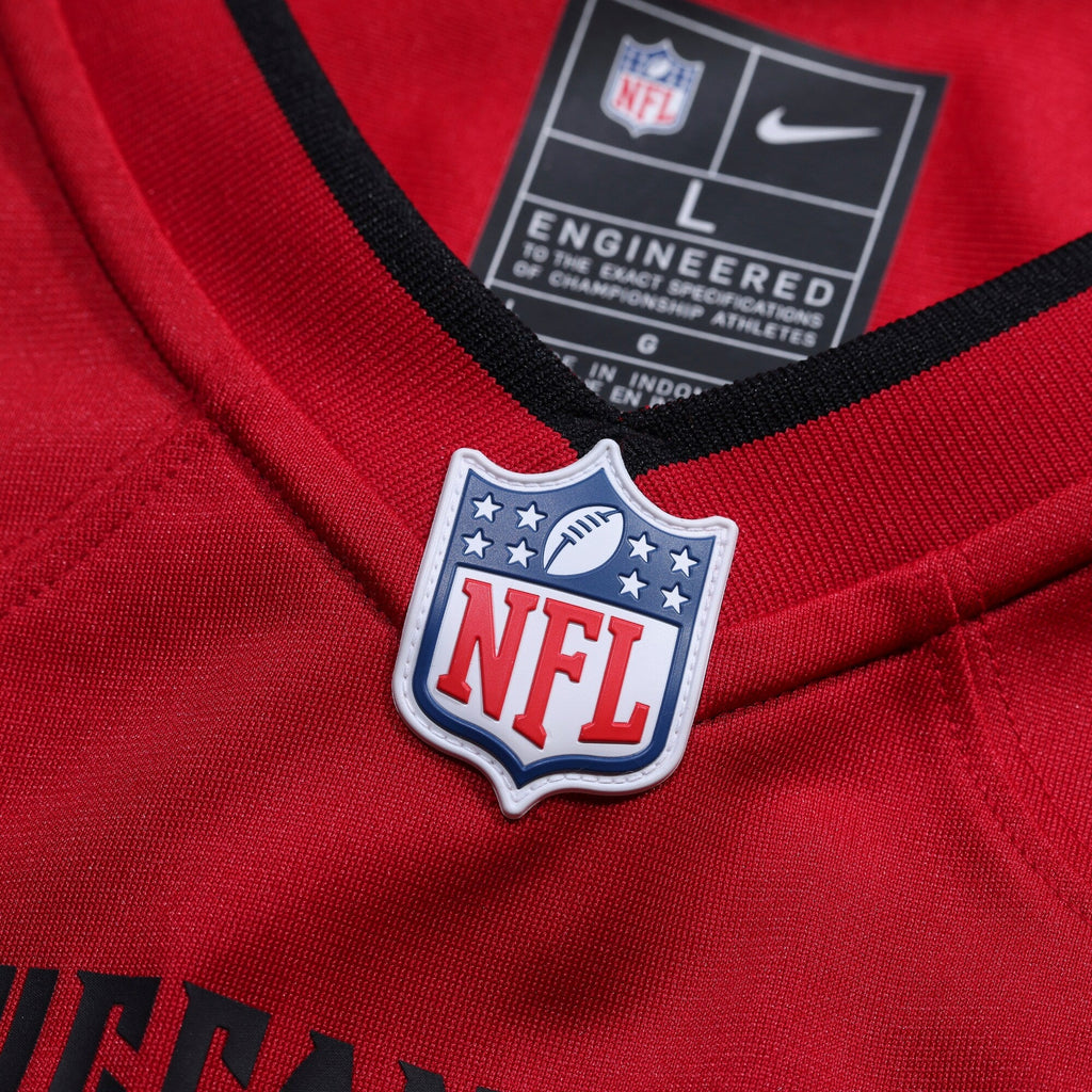 Tampa Bay Buccaneers Chris Godwin Jr. Red Game Player Jersey product image 4, provided for visual reference and product