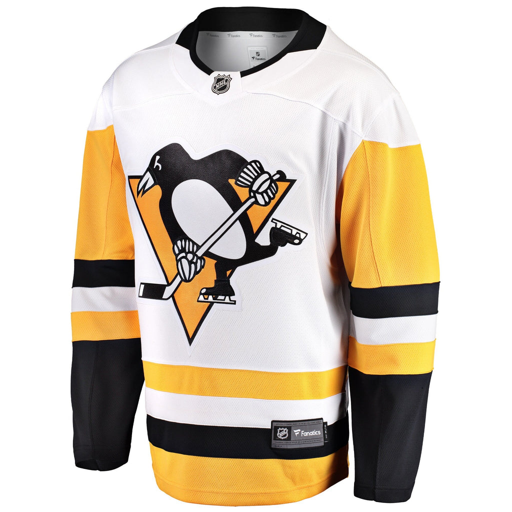 Pittsburgh Penguins White Away Breakaway Jersey product image 3, provided for visual reference and product detail review