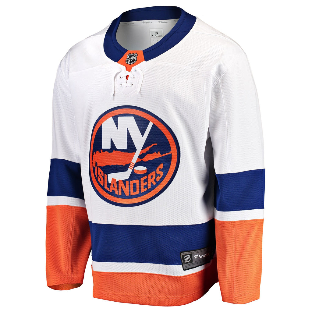 New York Islanders White Breakaway Away Jersey product image 3, provided for visual reference and product detail review