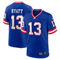 New York Giants Jalin Hyatt Royal Alternate Game Jersey product image 1, provided for visual reference and product detail