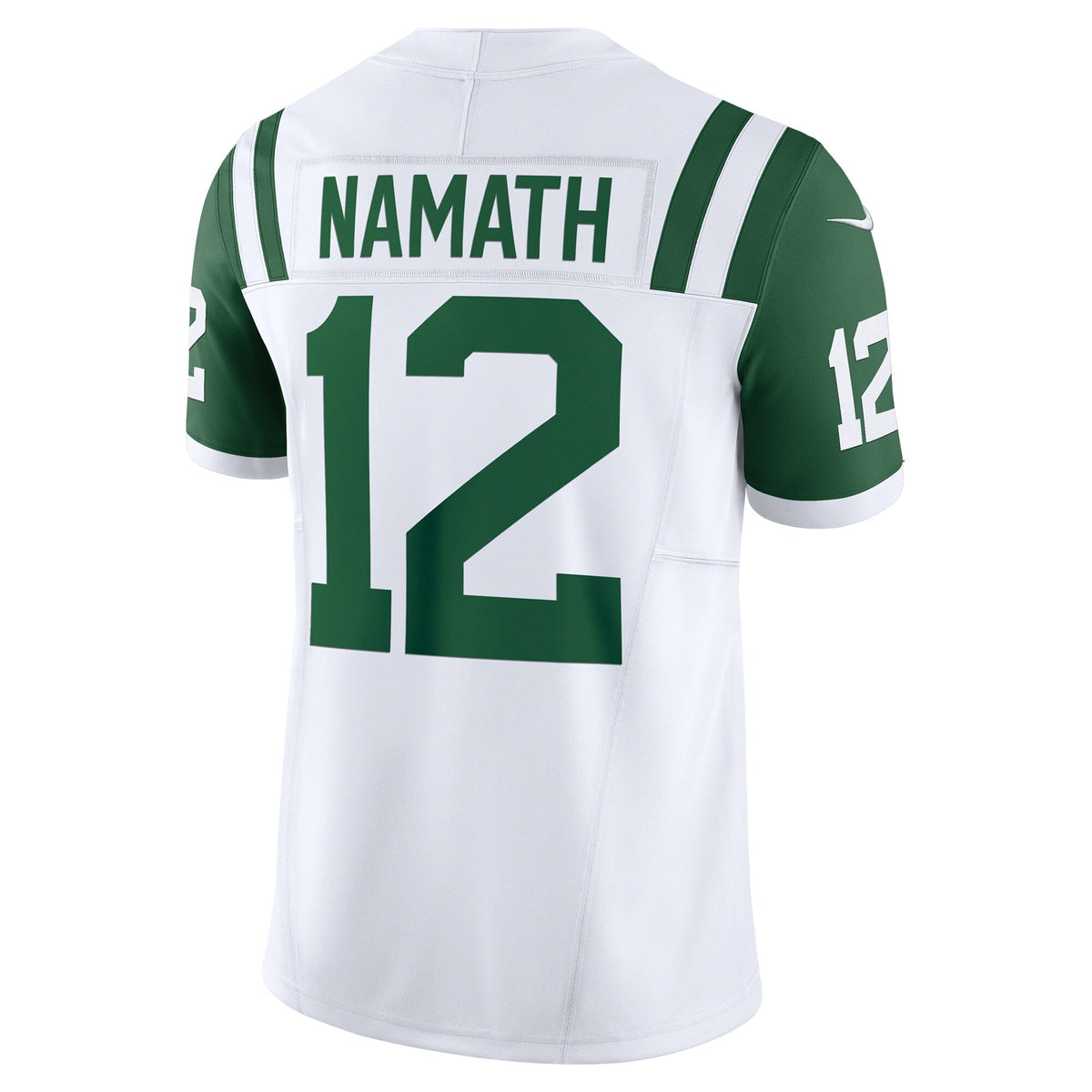 New York Jets Joe Namath White Classic Alternate Vapor F.U.S.E. Retired Player Limited Jersey product image 4, provided for