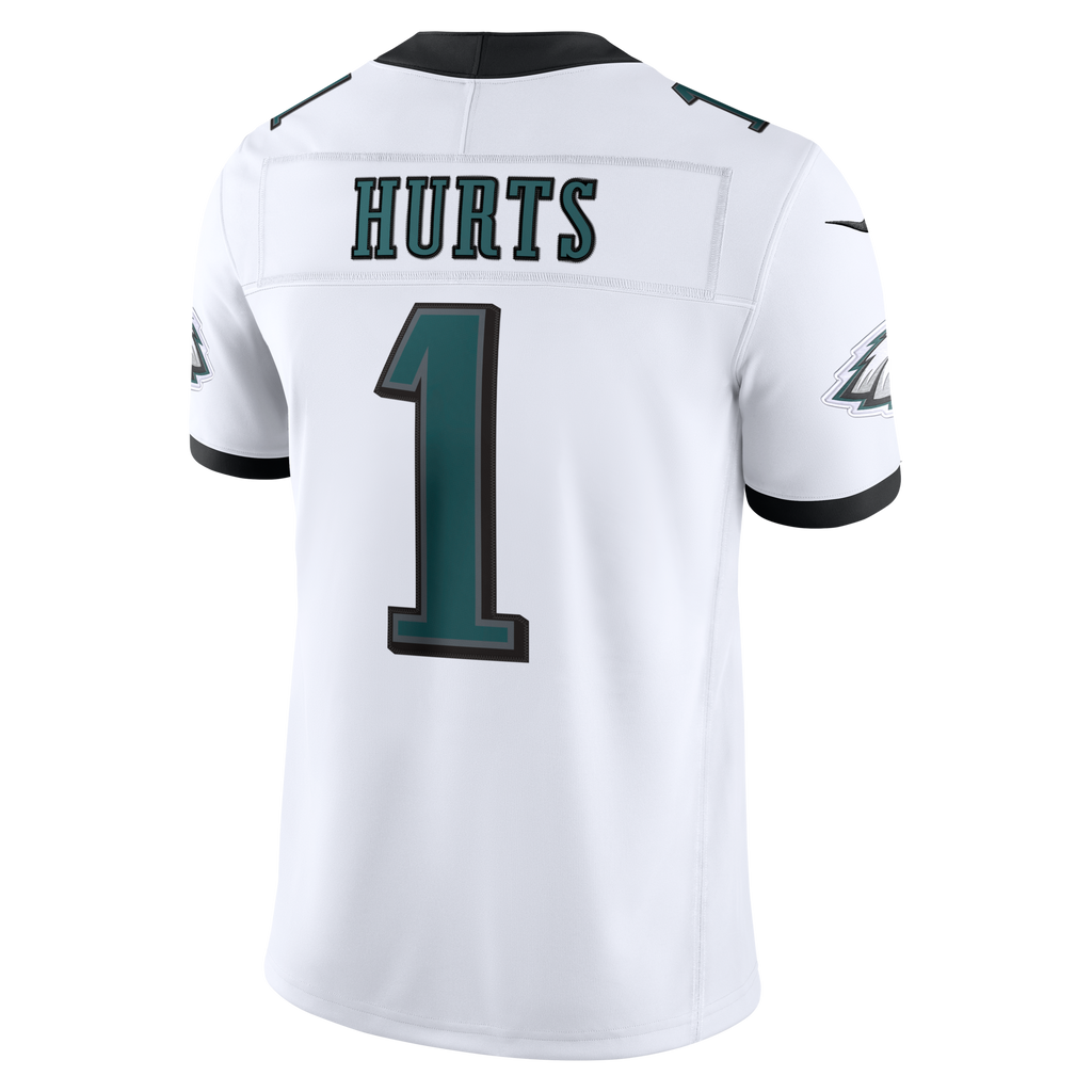 Philadelphia Eagles Jalen Hurts White Vapor F.U.S.E. Stitched Limited Jersey product image 4, provided for visual reference