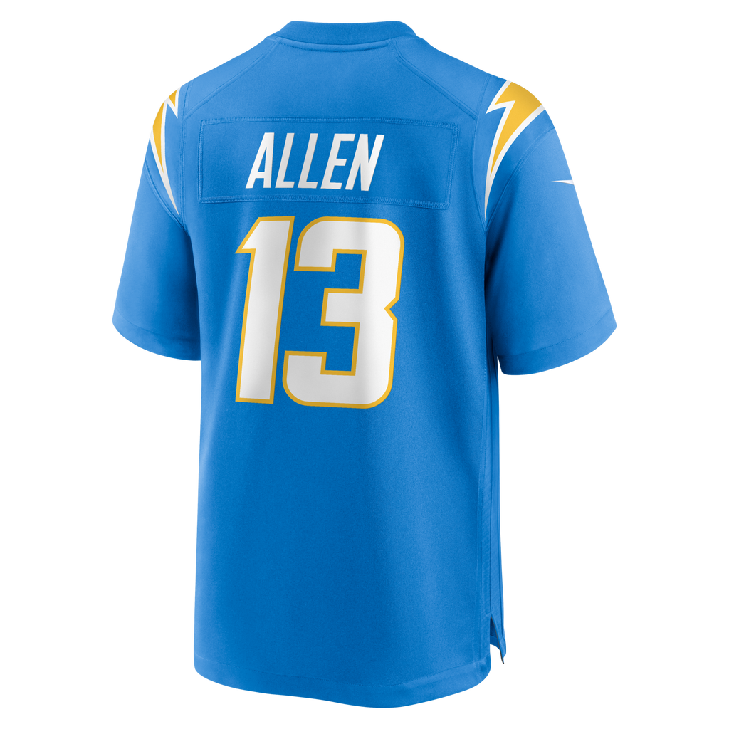 Los Angeles Chargers Keenan Allen Powder Blue Game Player Jersey product image 4, provided for visual reference and product