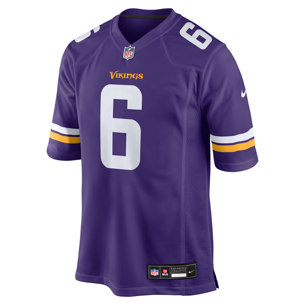 Minnesota Vikings Dwight McGlothern Purple Team Game Jersey product image 2, provided for visual reference and product