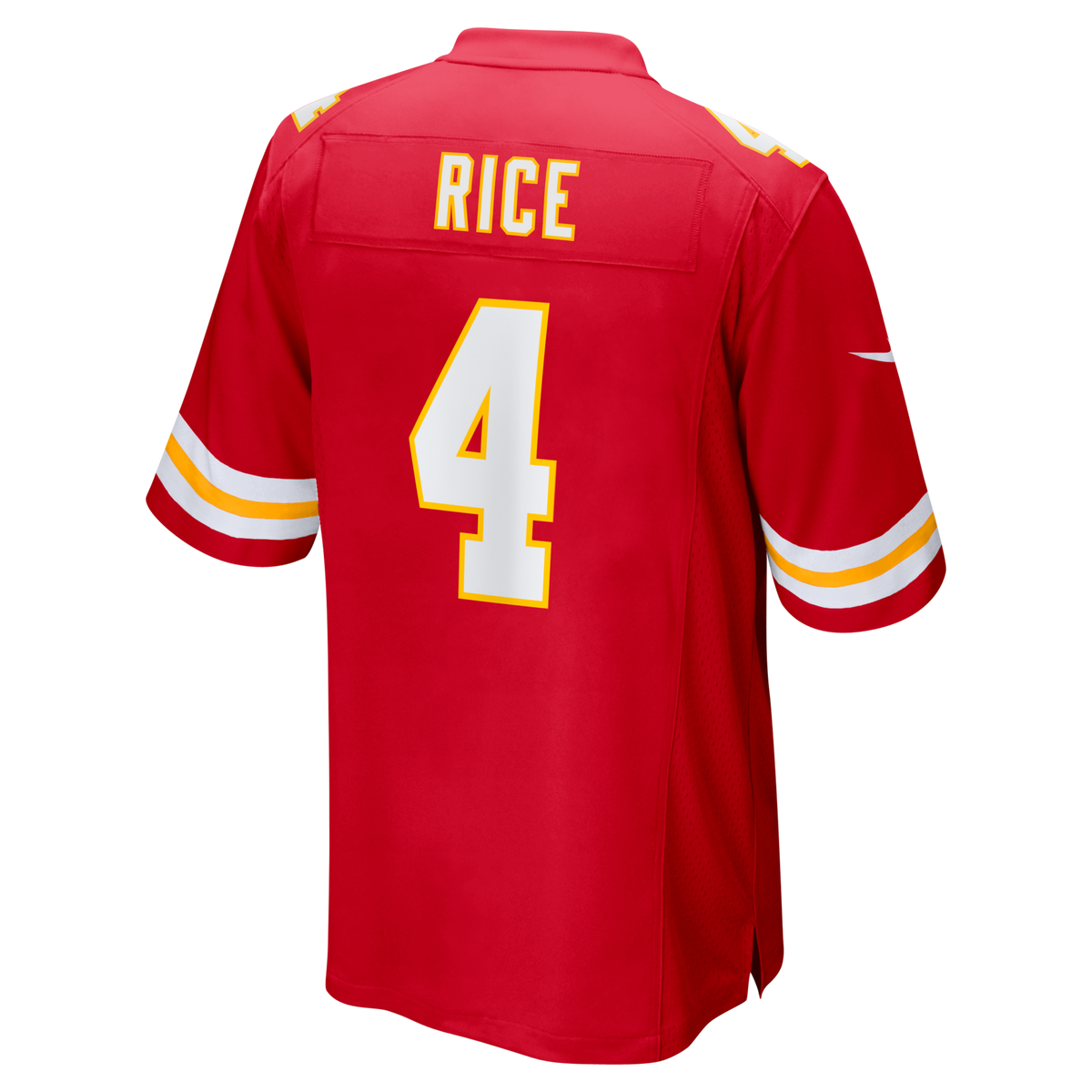 Kansas City Chiefs Rashee Rice Red Game Jersey product image 3, provided for visual reference and product detail review