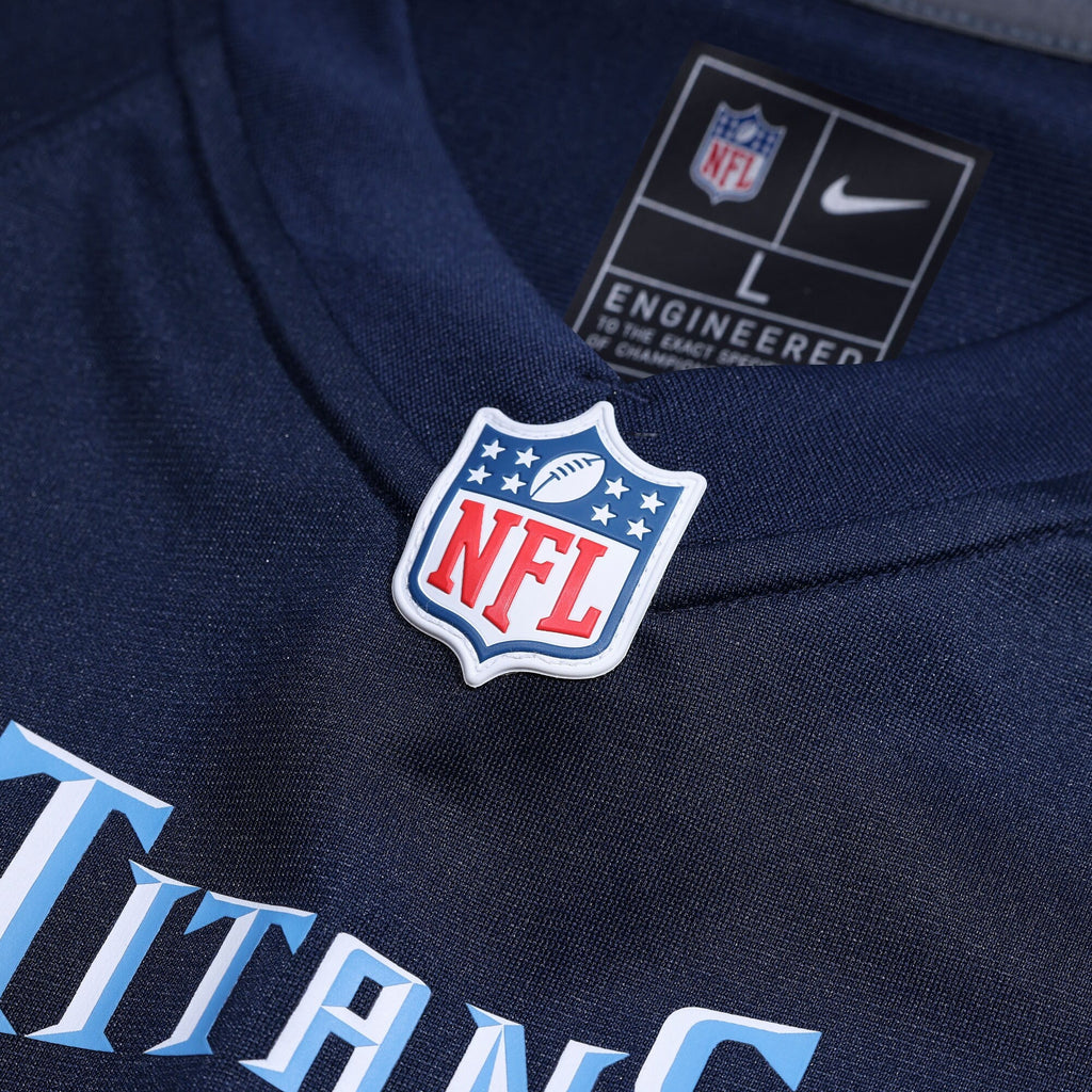 Tennessee Titans Calvin Ridley Navy Game Player Jersey product image 5, provided for visual reference and product detail