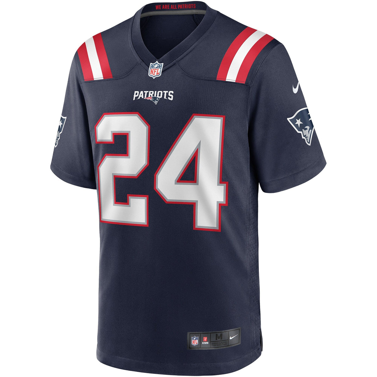 New England Patriots Ty Law Navy Game Retired Player Jersey product image 3, provided for visual reference and product