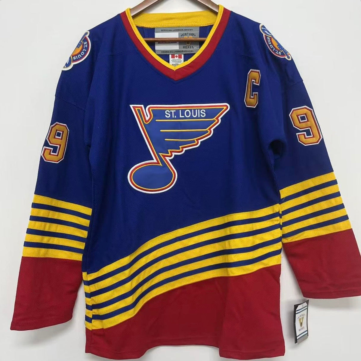 Wayne Gretzky St. Louis Blues Official NHL CCM Jersey blue product image 3