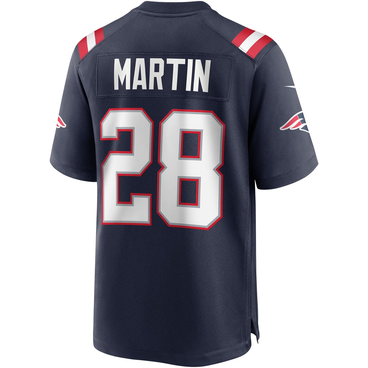 New England Patriots Curtis Martin Navy Game Retired Player Jersey product image 4, provided for visual reference and