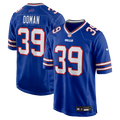 Buffalo Bills Tommy Doman Royal Team Game Jersey product image 1, provided for visual reference and product detail review