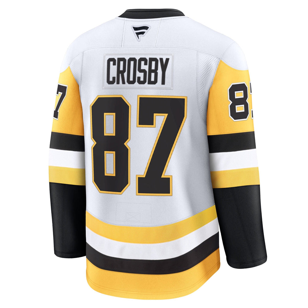 Pittsburgh Penguins Sidney Crosby White Away Premium Jersey product image 4, provided for visual reference and product