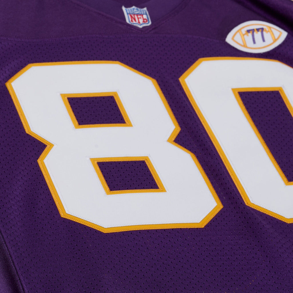 Minnesota Vikings Cris Carter Purple 2001 Authentic Throwback Jersey product image 8, provided for visual reference and