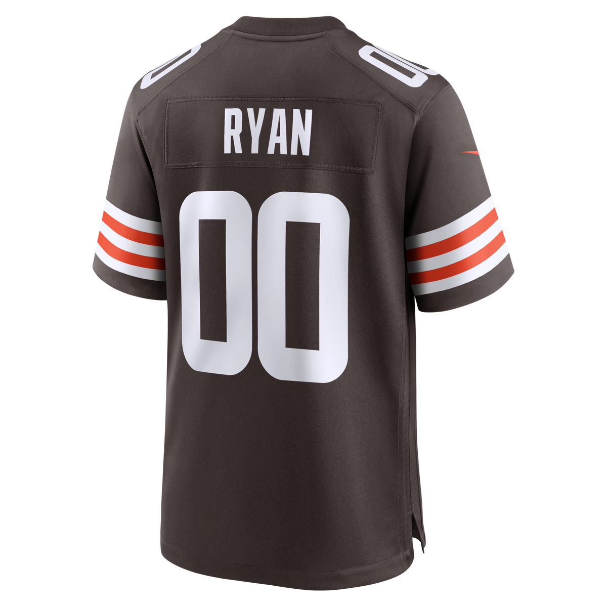 Cleveland Browns Carsen Ryan Brown Game Jersey product image 3, provided for visual reference and product detail review