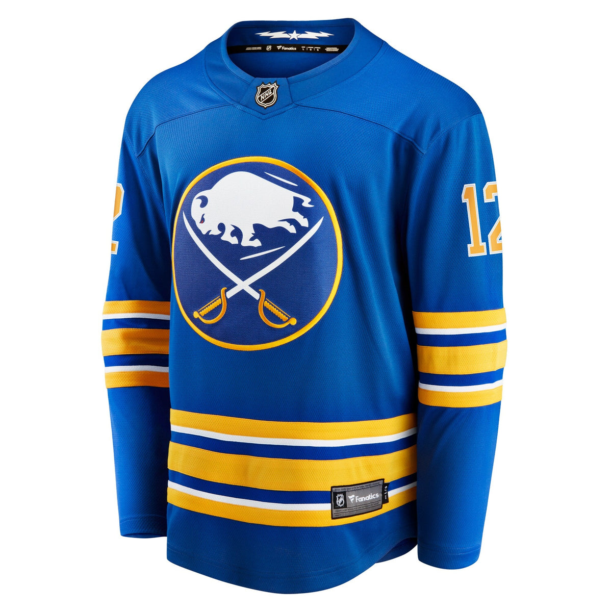 Buffalo Sabres Jordan Greenway Royal Home Breakaway Jersey product image 3, provided for visual reference and product detail