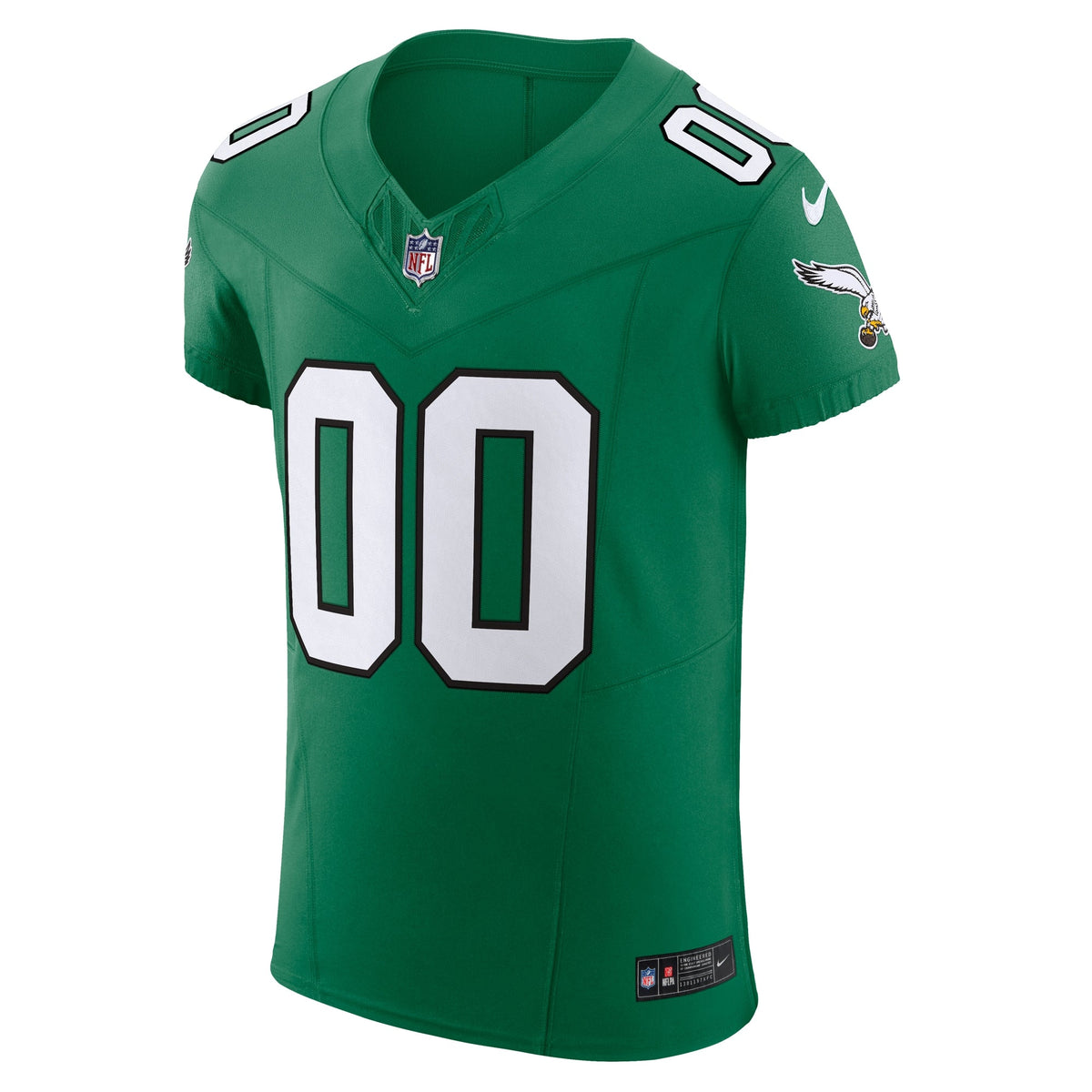 Philadelphia Eagles Kelly Green 2nd Alternate Vapor F.U.S.E. Elite Custom Jersey product image 3, provided for visual