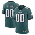 Philadelphia Eagles Midnight Green Custom Game Jersey product image 1, provided for visual reference and product detail