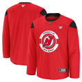 New Jersey Devils Red Practice Jersey product image 1, provided for visual reference and product detail review