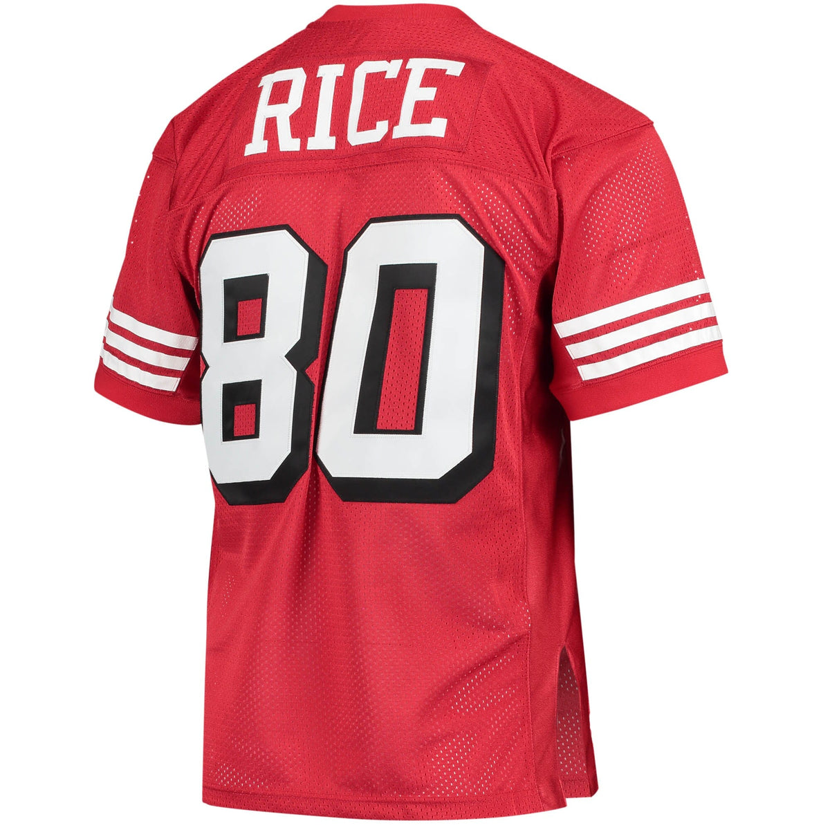 San Francisco 49ers 1994 Jerry Rice Scarlet Authentic Throwback Retired Player Jersey product image 4, provided for visual