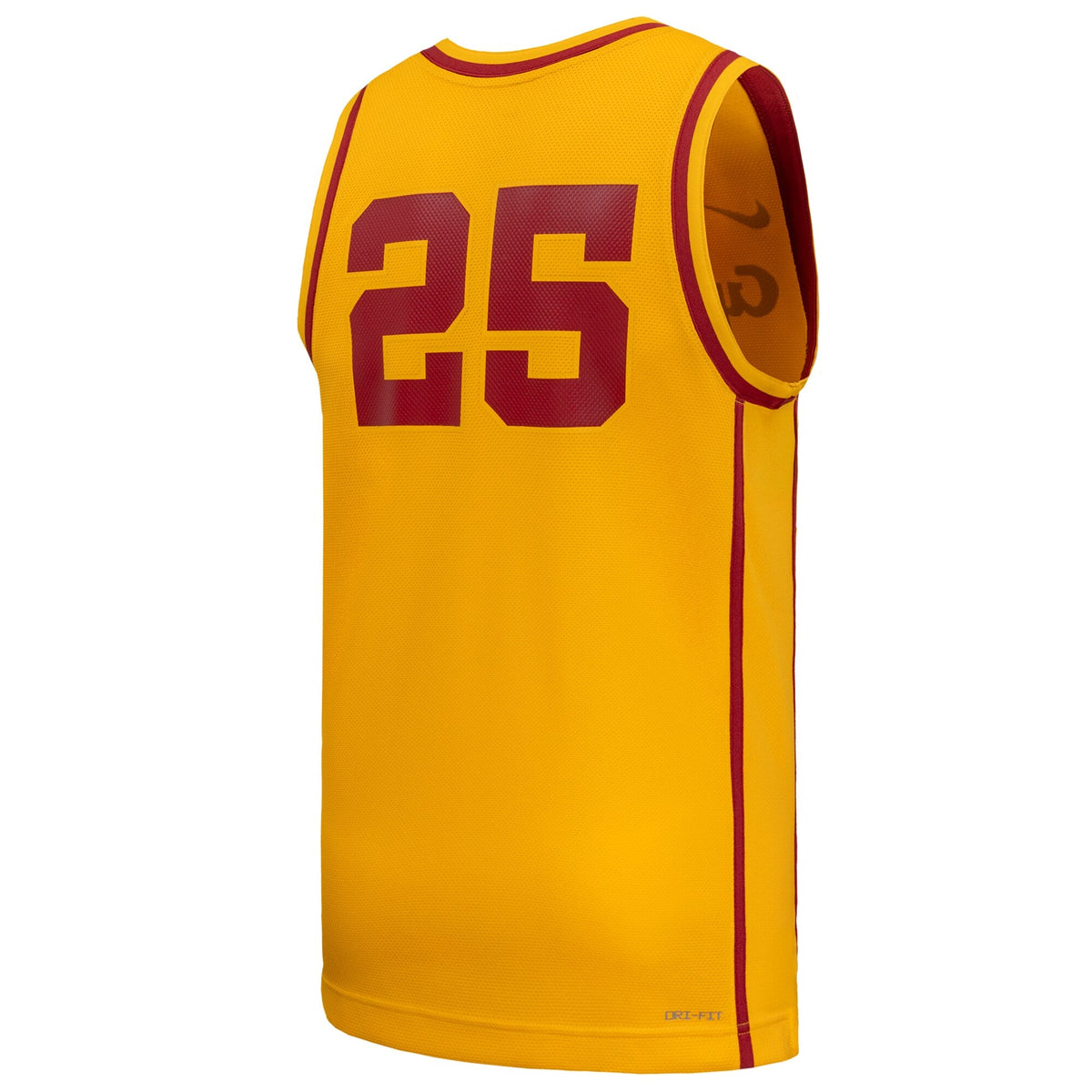#25 Iowa State Cyclones Replica Basketball Jersey - Gold product image 4, provided for visual reference and product detail