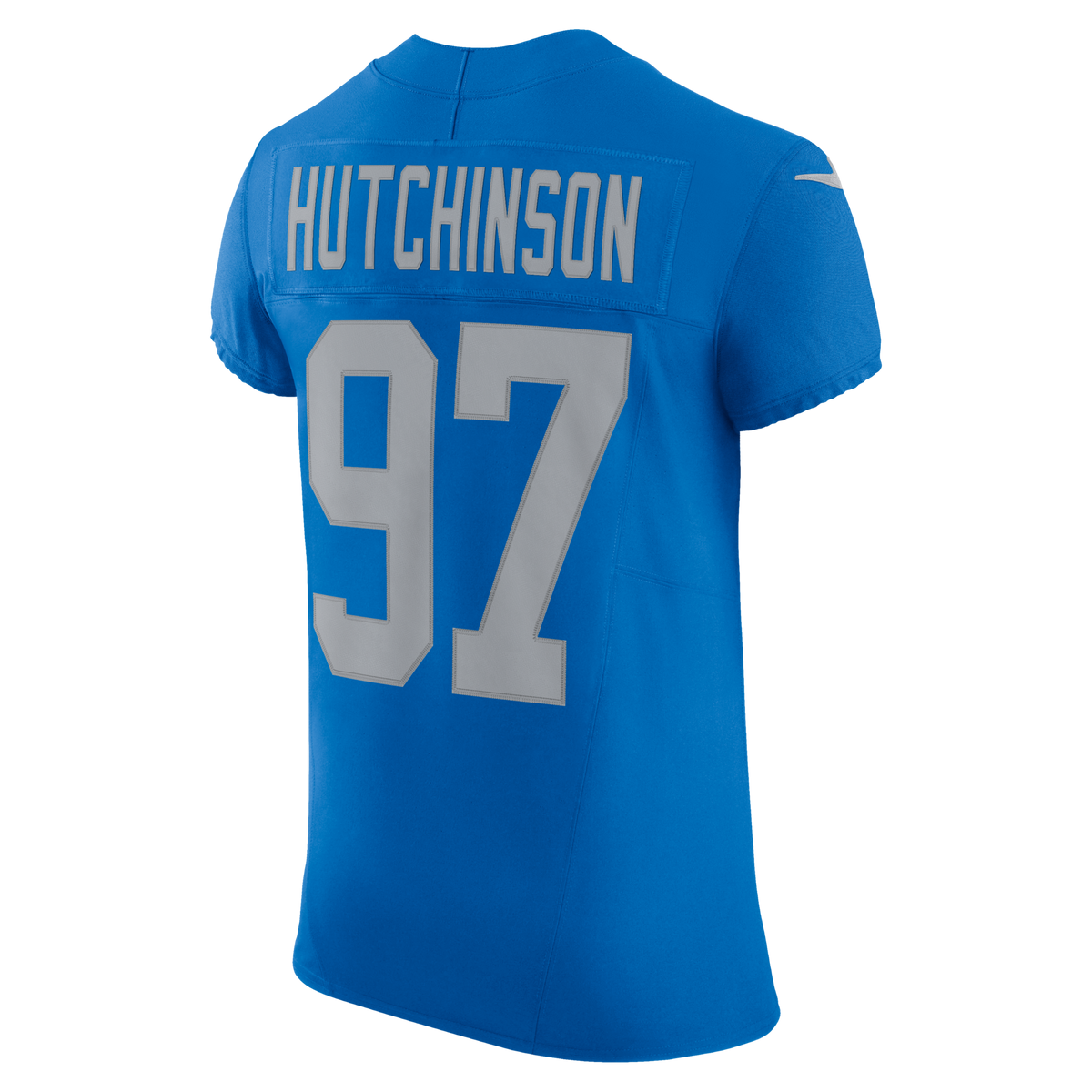 Detroit Lions Aidan Hutchinson Blue Alternate Vapor F.U.S.E. Elite Jersey product image 3, provided for visual reference and