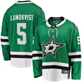 Dallas Stars Nils Lundkvist Kelly Green Home Premier Breakaway Player Jersey product image 1, provided for visual reference