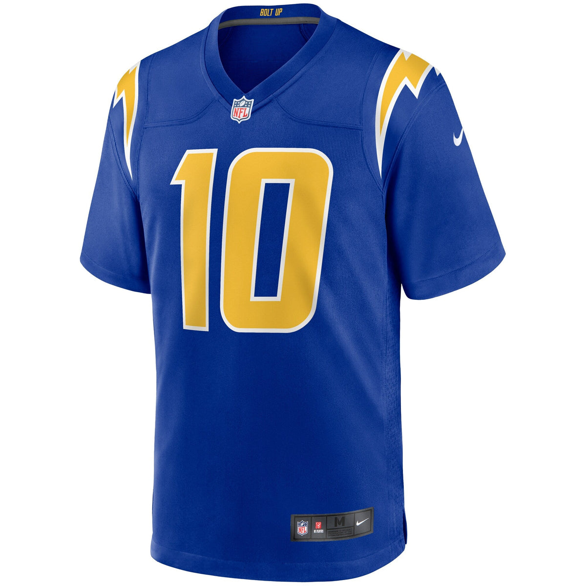 Los Angeles Chargers Justin Herbert Royal Alternate Game Jersey product image 3, provided for visual reference and product