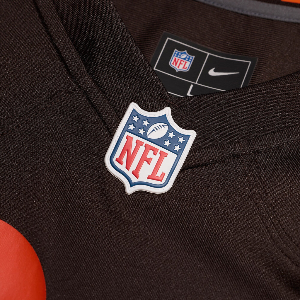 Cleveland Browns Jared Verse Brown Game Jersey product image 5, provided for visual reference and product detail review