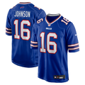 Buffalo Bills Xavier Johnson Royal Game Jersey product image 1, provided for visual reference and product detail review