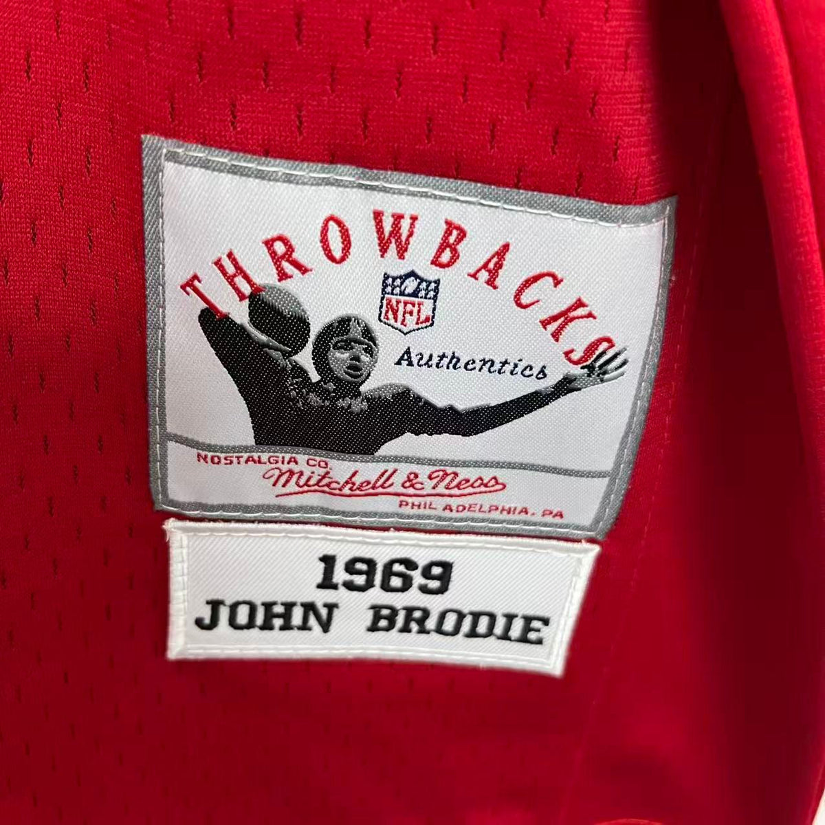 John Brodie 1969 San Francisco 49ers Mitchell & Ness jersey product image 3
