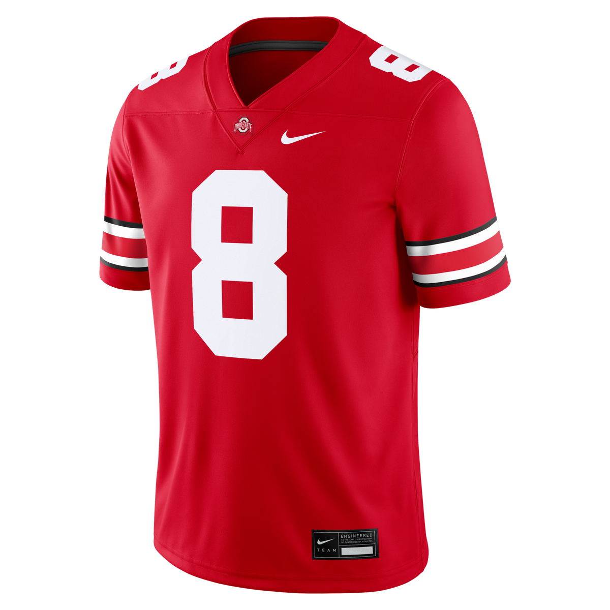 Arvell Reese Ohio State Buckeyes Game Jersey - Scarlet product image 3, provided for visual reference and product detail