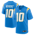 Los Angeles Chargers Justin Herbert Powder Blue Player Game Jersey product image 1, provided for visual reference and