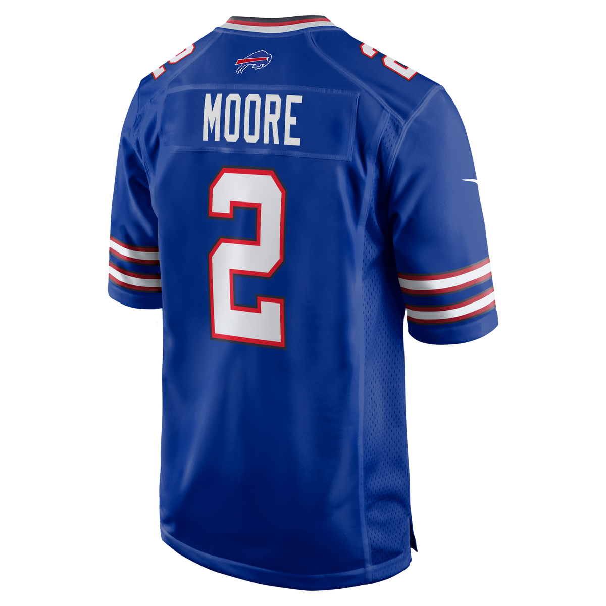 Buffalo Bills D.J. Moore Royal Game Jersey product image 4, provided for visual reference and product detail review