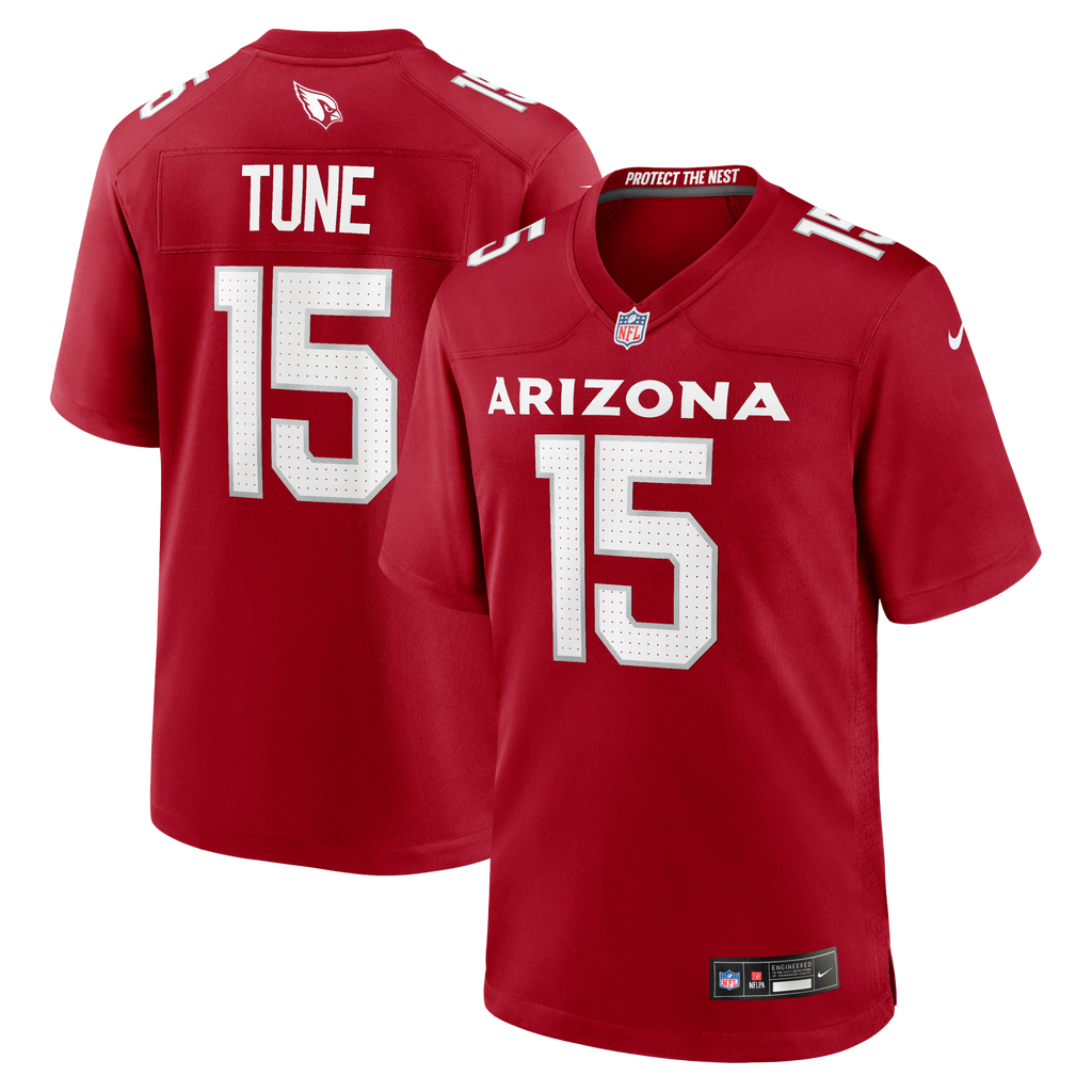 Arizona Cardinals Clayton Tune Cardinal Game Jersey product image 1, provided for visual reference and product detail review